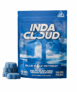 Available Now 1 Blue Razz Delta 8 Gummies