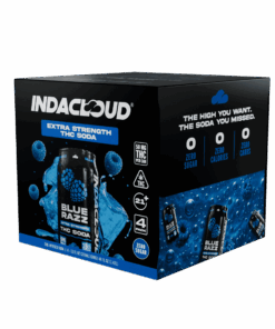 Available Now 12 Blue Razz 50 mg Thc Soda 4 pack