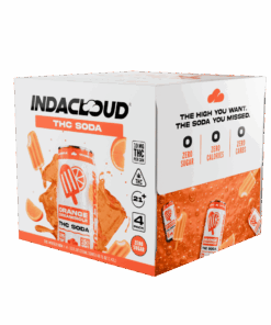 Orange10 mg THC soda 4 pack