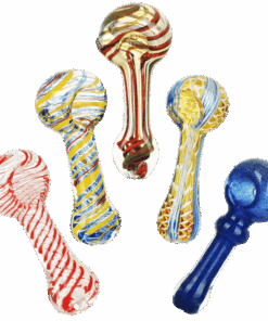 strident striped spoon pipes bundle assorted styles 1 1